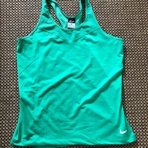 NWOT Nike Green Workout Tank XL
